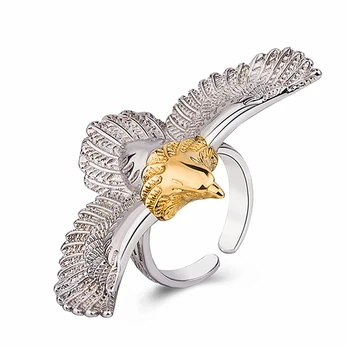 2021 tendencija Papuošalai žiedas vyrams derliaus vyriški žiedai aukso liūto galva erelis Itachi žiedas anillos para hombre piršto žiedą, moterims žiedai