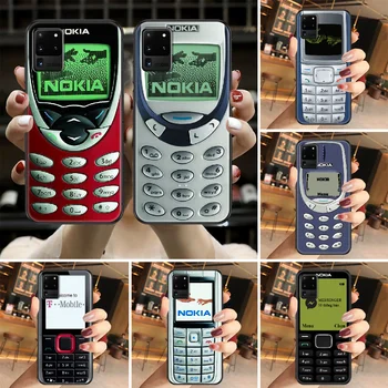 Juokinga Nokiaes Telefono dėklas, Skirtas Samsung Galaxy Note 4 8 9 10 20 S8 S9 S10 S10E S20 Plius UITRA Ultra black meno premjero prabanga coque