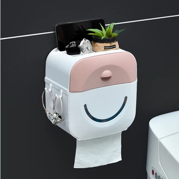 Tualetinio popieriaus laikiklis, atsparus vandeniui popierinių rankšluosčių laikiklį, sieniniai tualetinio popieriaus langelį, vonios kambarys daugiafunkcinis tualetinio popieriaus laikymo