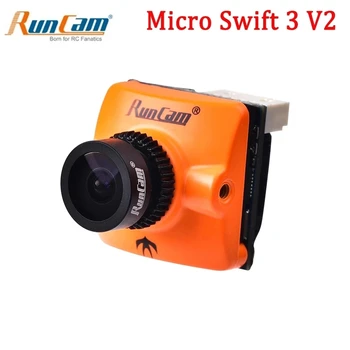 Runcam Micro Swift 3 V2 4:3 600TVL CCD Mini FPV Kamera 2,1 mm/2,3 mm PAL/NTSC OSD Konfigūracija M12 objektyvas FPV Lenktynių Drone