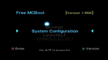 Bitfunx Fmcb V1.966 už dyką Mcboot Voor Voor Playstation2 PS2 8Mb/16 mb/32Mb/64Mb