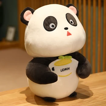 50/60cm Didelis Animacinių filmų Riebalų Panda Pliušiniai Žaislai Įdaryti Minkštas Kawaii Išsipūtęs Panda Pagalvę Lėlės Vaikams Mergaitės Gimtadienio Namų Dekoro Dovana