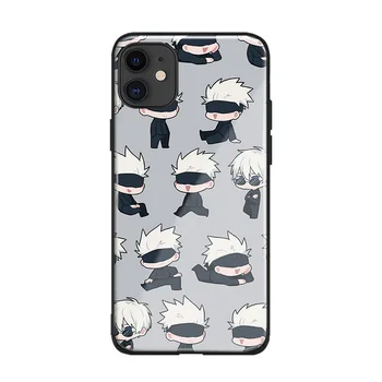 Mielas Satoru Gojo Anime Stiklo Minkštas Silikoninis Telefono dėklas SKIRTAS iPhone SE 6s 7 8 Plus X XR XS 11 12 Mini Pro Max Sumsung Padengti Shell