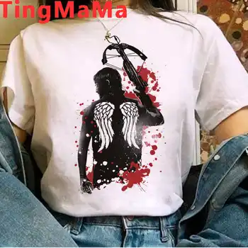 The Walking Dead Negan marškinėlius vyrų harajuku kawaii atsitiktinis pora spausdinti derliaus marškinėlius kawaii streetwear