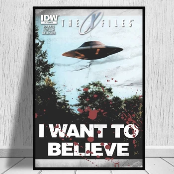 X failo drobė, tapyba UFO TV laida noriu tikėti, svetimos sienos menas spausdinti plakatai ir spausdina drobės kambarį apdaila