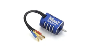 Mini-Z brushless variklio MR03 AWD VE mėlyna oda raudona odos variklio dangčiu MZW