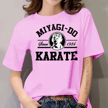Miyagi Padaryti Karatė Dodžio Vaikas Retro Filmas moterų Sporto White T-Shirt Dydis S - 3XL