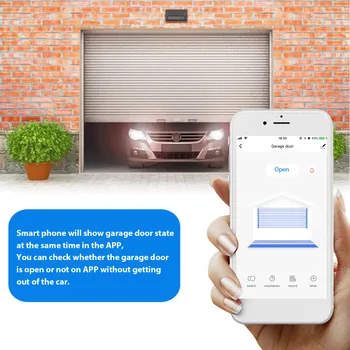 WIFI Protingas Garažo Durų Atidarytuvas Valdytojas Liftas Įjungti Mobilųjį Telefoną APP Nuotolinio Valdymo Suderinama su Alexa & Home 