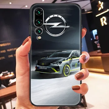 Opel Astra automobilių logotipą Telefoną atveju Huawei P Mate P10 P20 30 P40 10 20 Smart Z Pro Lite 2019 juoda tapybos meno vandeniui