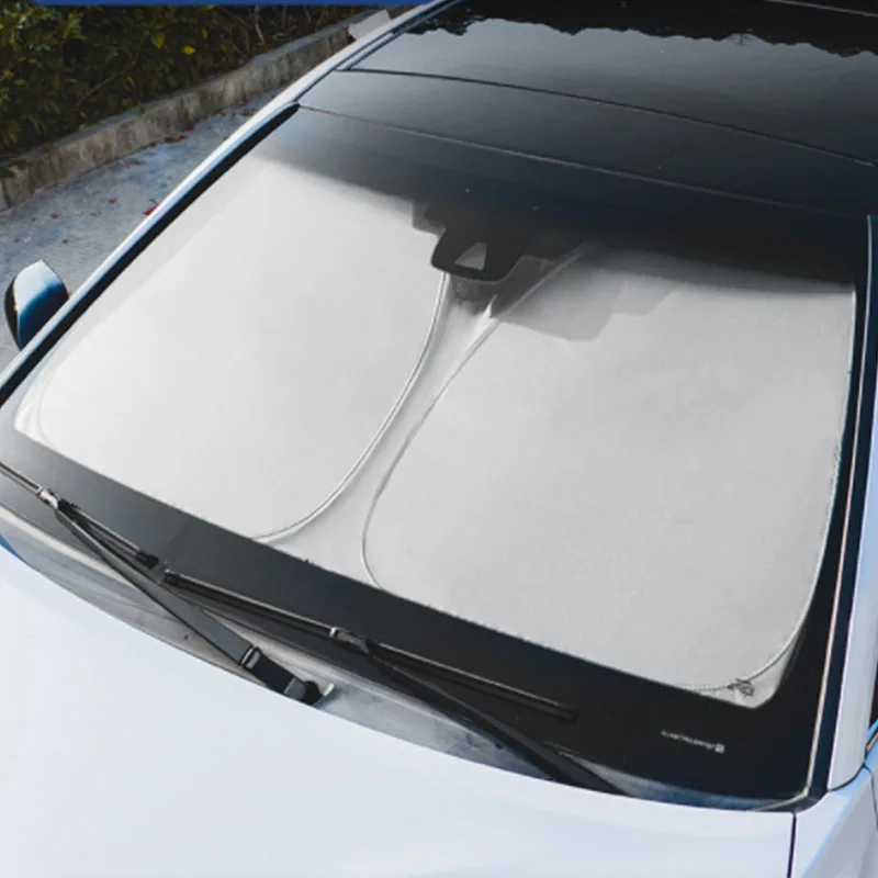 Automobilio Priekinis Stiklas skėtį nuo saulės Padengti Skiedra Audiniai Sulankstomas Skydelis Sunshield Toyota RAV4 2009 m.~~2018 2019~2020 m.