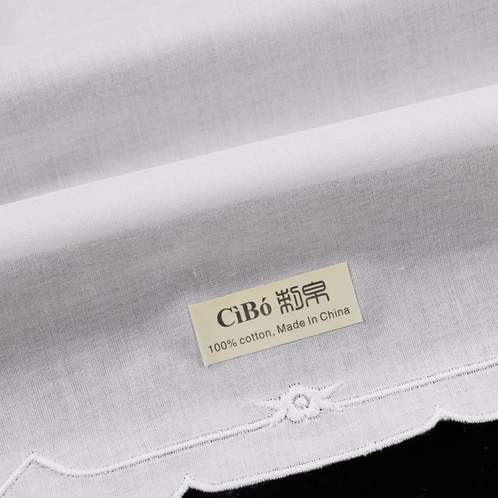 C008 : 1piece moterų/merginų, vestuvių dovana, Baltas premium medvilnė tuščią nėrimo hankies nėrinių nosinės