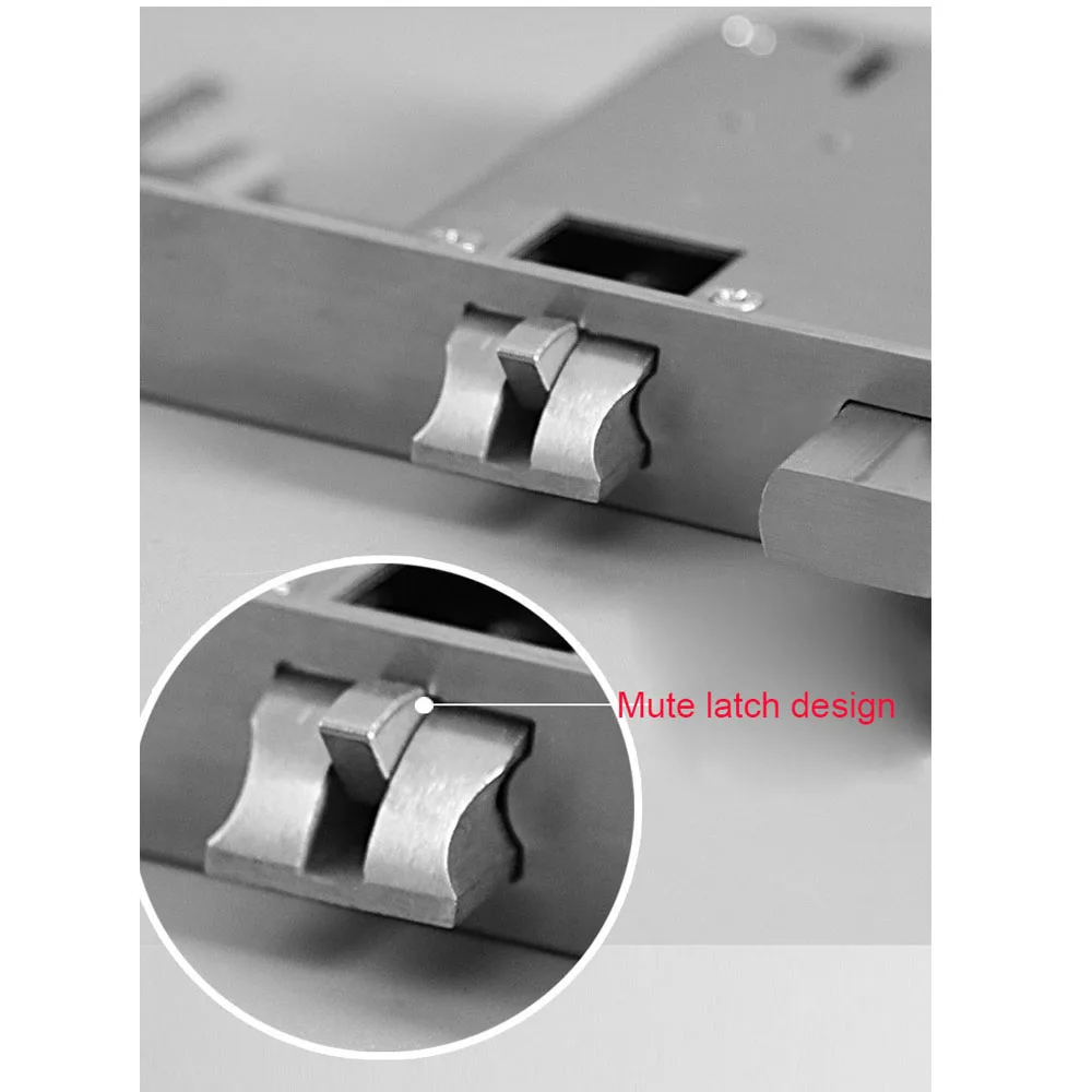 Nerūdijančio Plieno Finger Print spynos korpusas Vartų Užraktas jungiamosios Detalės dydis 30*300 rould spyna