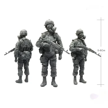 1/35 dervos balta modelis, dervų modelis, rusijos Alfa kovos su terorizmu pajėgų kariai reikia rankiniu būdu, spalvos, modelio nemokamas pristatymas